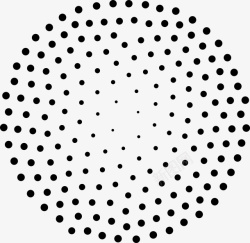 圆形板黑点符号斑点板绘素材圆形高清图片