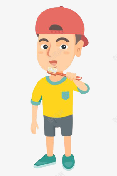 刷牙的小男孩小男孩png免抠素材_新图网 https://ixintu.com 刷牙的人 小男孩 卡通 图片