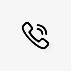 icon电话客服电话icon线性小图标PNG下载高清图片