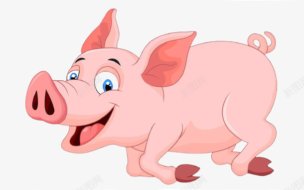 猪卡通小猪卡通动物png免抠素材_新图网 https://ixintu.com 动物 卡通动物 卡通小猪 吃得很饱的卡通猪 大肥猪 猪