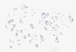水滴气泡气泡透明小元素高清图片