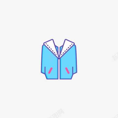 图标红蓝图标服装图标毛衫icon图标