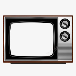 台式电视复古电视机框框高清图片