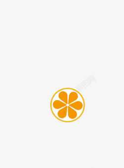 可爱橙色汽车橘子柚子简单可爱高清图片