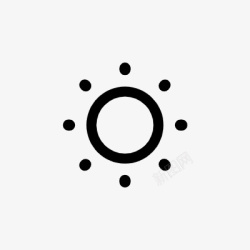 icon41太阳太阳紫外线亮度icon线性小图标下载高清图片