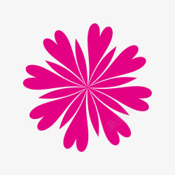 粉色的点缀粉色花瓣装饰点缀花纹高清图片