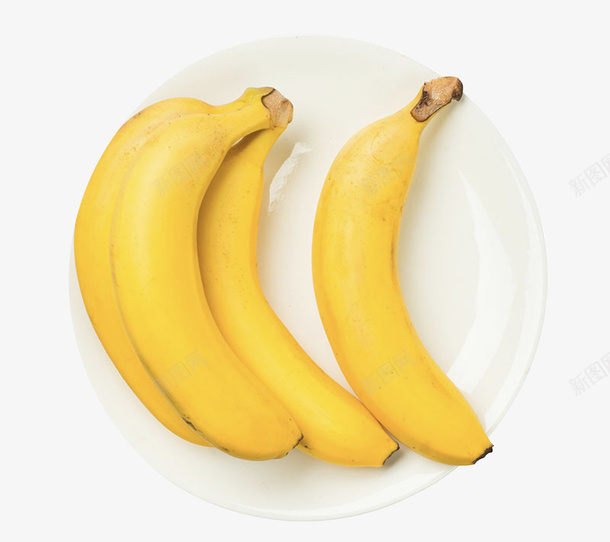 带盘子的香蕉png免抠素材_新图网 https://ixintu.com 大香蕉大 水果 营养 香蕉 黄色