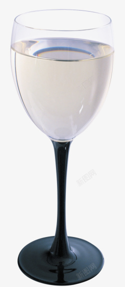 高脚杯玻璃装白酒水素材