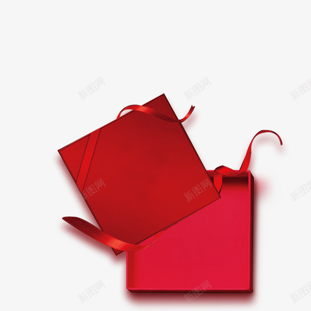 圣诞红色礼盒psd免抠素材_新图网 https://ixintu.com 圣诞 红色 礼盒 素材