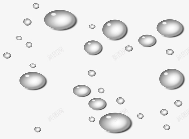 气泡透明小元素png免抠素材_新图网 https://ixintu.com 气泡 水滴 水珠 透明图