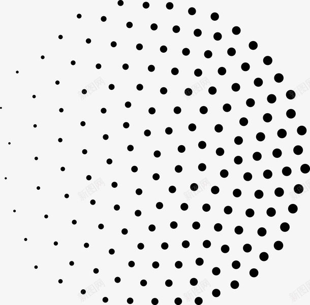 半圆杂色圆圈密集分散点png_新图网 https://ixintu.com 半圆 杂色 圆圈 密集 分散点