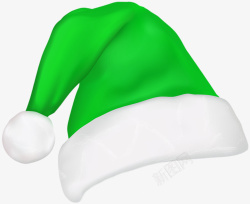 绿色的圣诞帽素材素材
