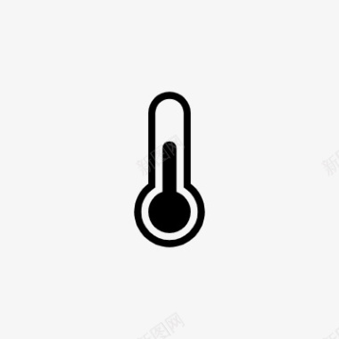 温度计icon线性小图标PNG下载图标