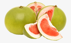 绿皮水果新鲜水果青柚高清图片