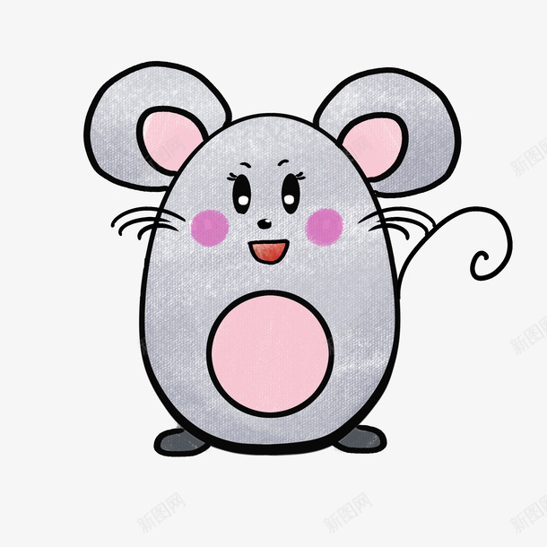 手绘卡通动物可爱小老鼠PSD文件psd免抠素材_新图网 https://ixintu.com PSD 动物 卡通 手绘 老鼠生日