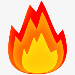 火logo设计火把火焰火苗红色熊熊大火高清图片
