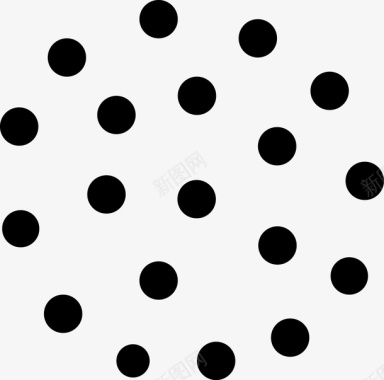 黑点符号斑点板绘素材图标