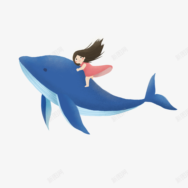动物海洋生物png免抠素材_新图网 https://ixintu.com 动物 海洋生物 鲸鱼 手绘