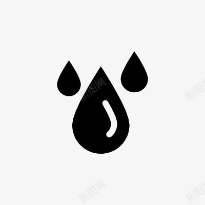 icon线性水滴小图标PNG下载png_新图网 https://ixintu.com 水滴 icon 线性 小图标