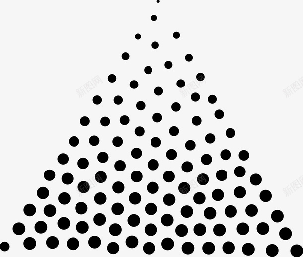 黑点符号斑点板绘素材三角png_新图网 https://ixintu.com 黑点 符号 斑点 板绘 素材