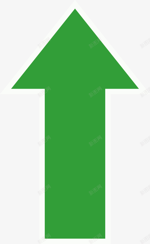绿色箭头图标透明png_新图网 https://ixintu.com 箭头 绿色 图标 标签