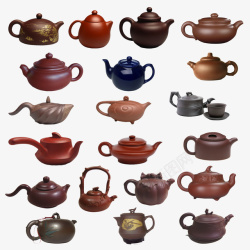 紫砂茶壶广告紫茶壶分层图高清图片