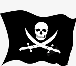 杀马特骷髅头海盗海盗标志高清图片