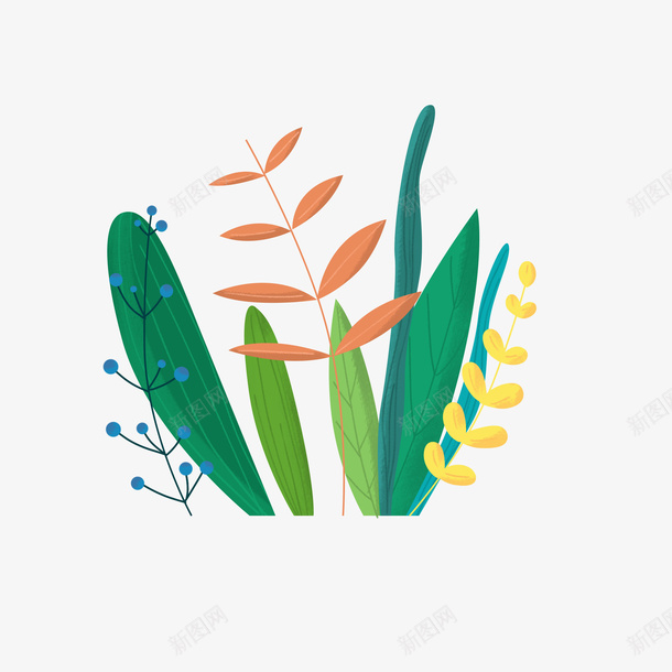 热带植物植物手绘素材叶子png免抠素材_新图网 https://ixintu.com 热带植物 植物手绘 素材 叶子