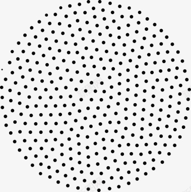 半圆杂色圆圈密集分图标