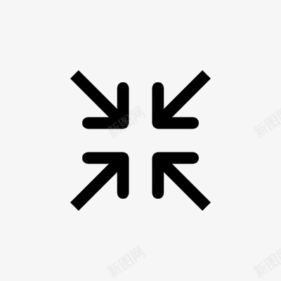 icon线性收缩性小图标PNG下载png_新图网 https://ixintu.com 收缩 icon 线性 小图标