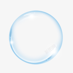 益生元气泡水泡元素手绘高清图片