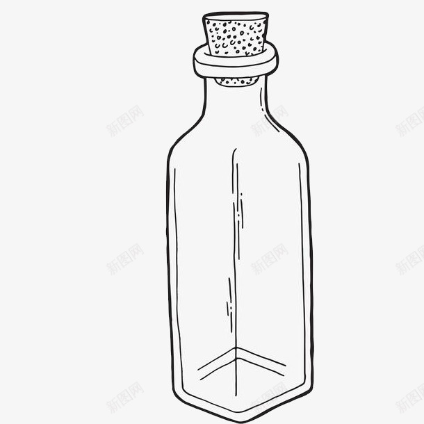 瓶子玻璃瓶子png免抠素材_新图网 https://ixintu.com 瓶子 玻璃瓶 透明瓶子 高瓶子