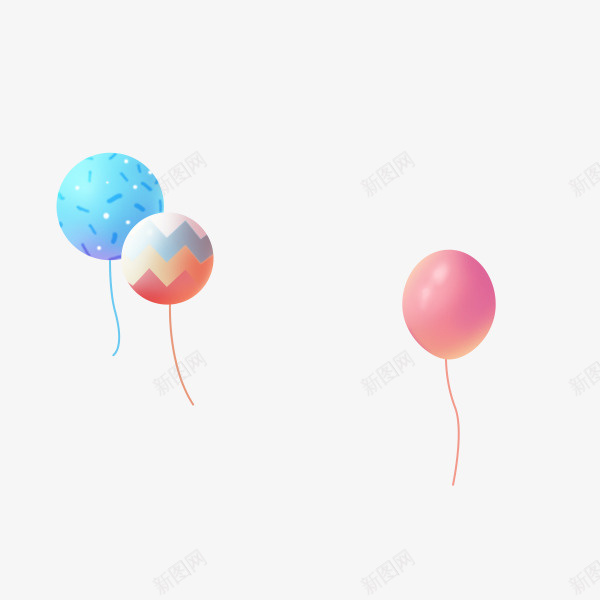 气氛元素彩色气球psd免抠素材_新图网 https://ixintu.com 漂浮 元素 气氛 气球 彩色