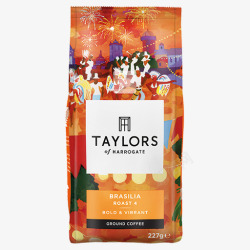 Taylors coffee package  Illustration for Taylors of Harrogates coffee package包装素材