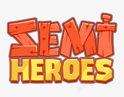 2D Animation  Semi Heroes字体素材