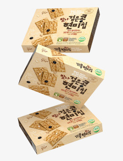               Black Bean amp Germinated Brown Rice Chip Package design ANDOS包装素材