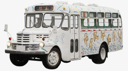 Oldtimer孤立 五十铃 巴士 运输和交通 公共汽车 Oldtimer 车辆 运动 运输工具 服务总线交通地面高清图片