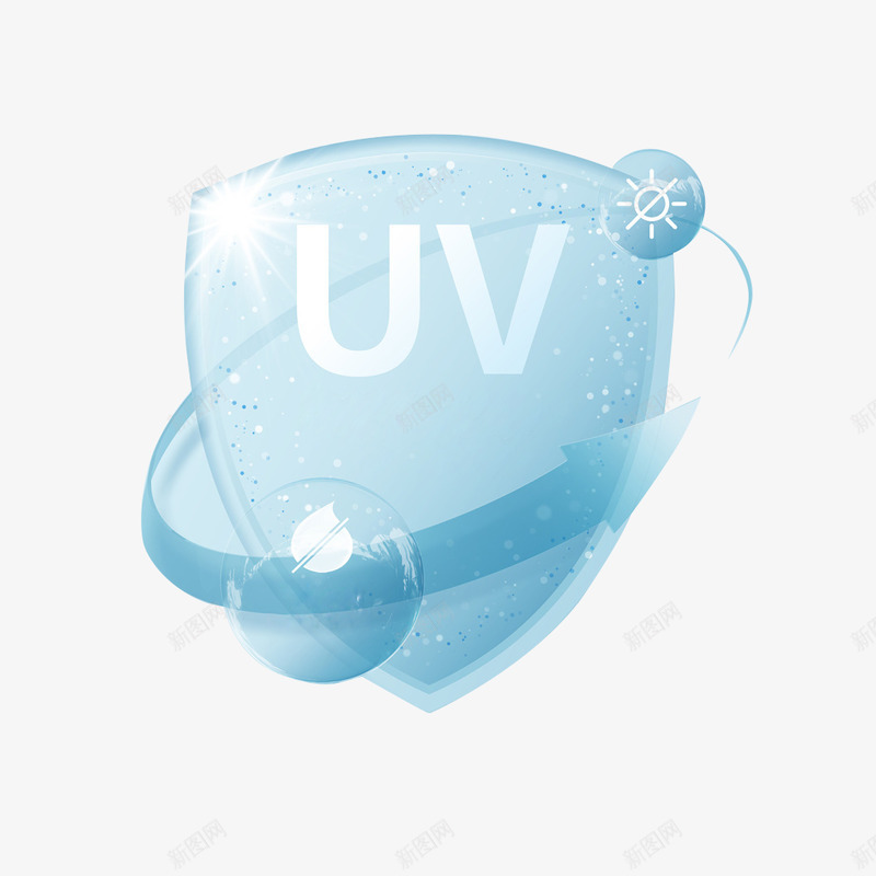 UV 防晒 防护 盾牌设计png免抠素材_新图网 https://ixintu.com 防晒 防护 盾牌 设计