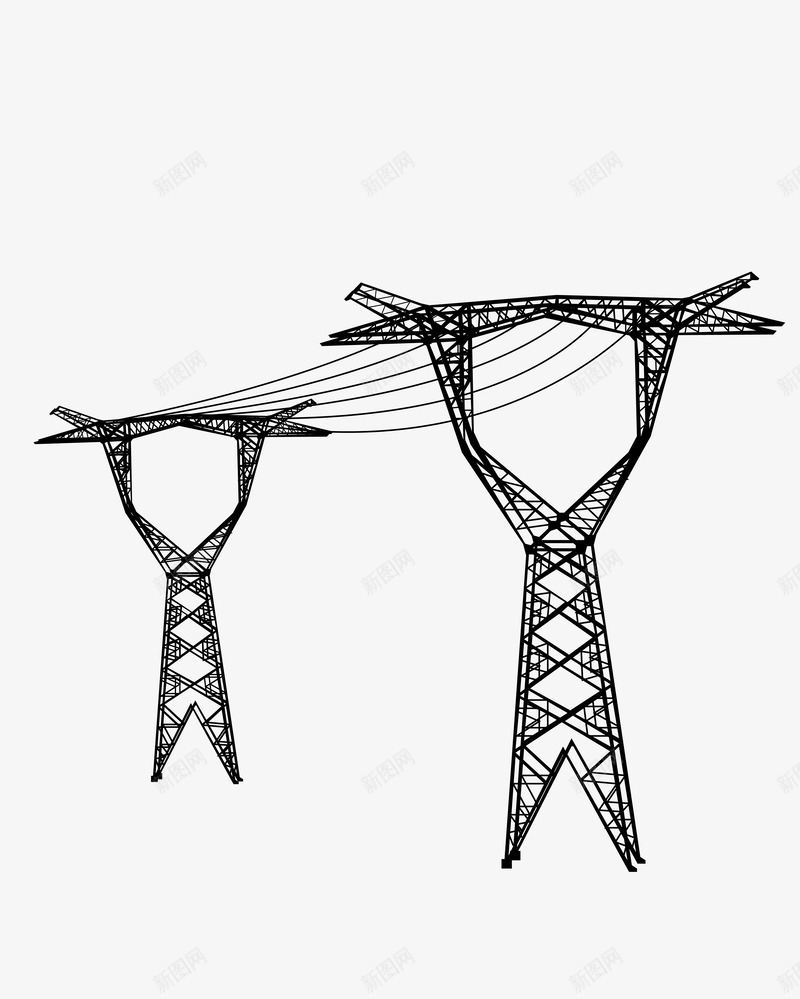 电网应用png免抠素材_新图网 https://ixintu.com 电网 应用