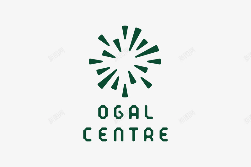 OGAL CENTRE  品牌logopng免抠素材_新图网 https://ixintu.com 品牌