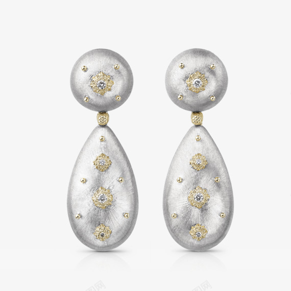 Buccellati  Earrings  Macri Pendant Earrings  Jewelry耳环png免抠素材_新图网 https://ixintu.com 耳环