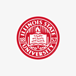 校徽big Illinois State University  design daily  世界名校Logo合集美国前50大学amp世界着名大学校徽校徽高清图片