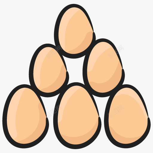 34彩色手绘鸡蛋png免抠素材_新图网 https://ixintu.com 彩色 手绘 鸡蛋