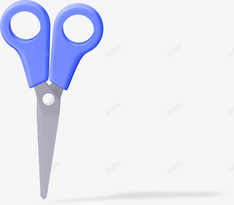 立体剪刀png免抠素材_新图网 https://ixintu.com 立体 剪刀