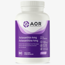 Astaxanthin 4 mg  Advanced Orthomolecular Research Inc Canada产品包装素材