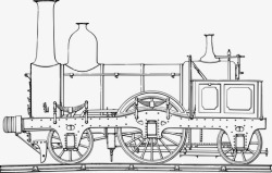 机车发动机蒸汽 发动机 火车 铁路 交通 素描 关系图 酿酒 机车 古董酿酒图高清图片