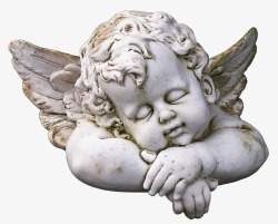 睡觉的小天使数字 天使 小天使 睡觉 陶瓷 风化 锈 德卡 装饰 艺术 创新 手工劳动 工艺型高清图片