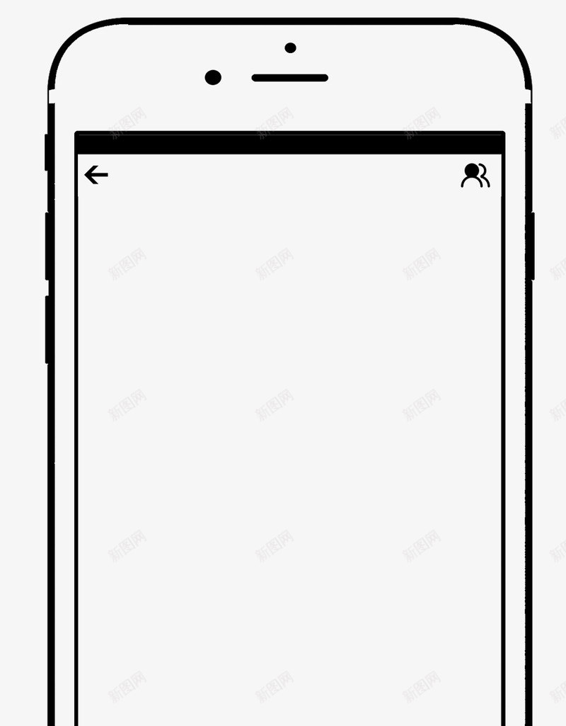 手机线稿png免抠素材_新图网 https://ixintu.com 手机 线稿
