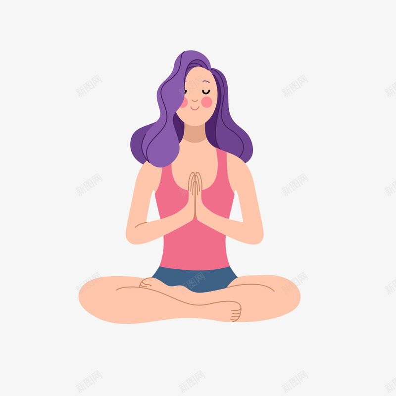 15 Yoga Poses and their benefits to your body扁平人物png免抠素材_新图网 https://ixintu.com 扁平 人物