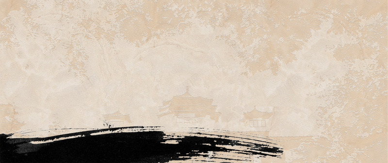 节日促销背景psd设计背景_新图网 https://ixintu.com 海报banner 古建筑 卡通 水墨 泼墨 复古底纹 童趣 手绘